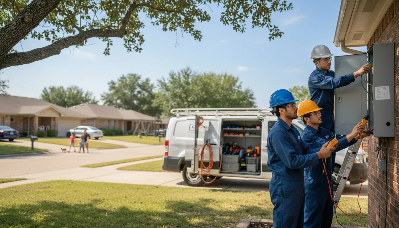 Certified electrician providing emergency electrical services in Midway Park, NC